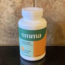 Emma Relief Supplement Keto for Gut Bloating 60 Capsules Exp 6/2026 - New/Sealed