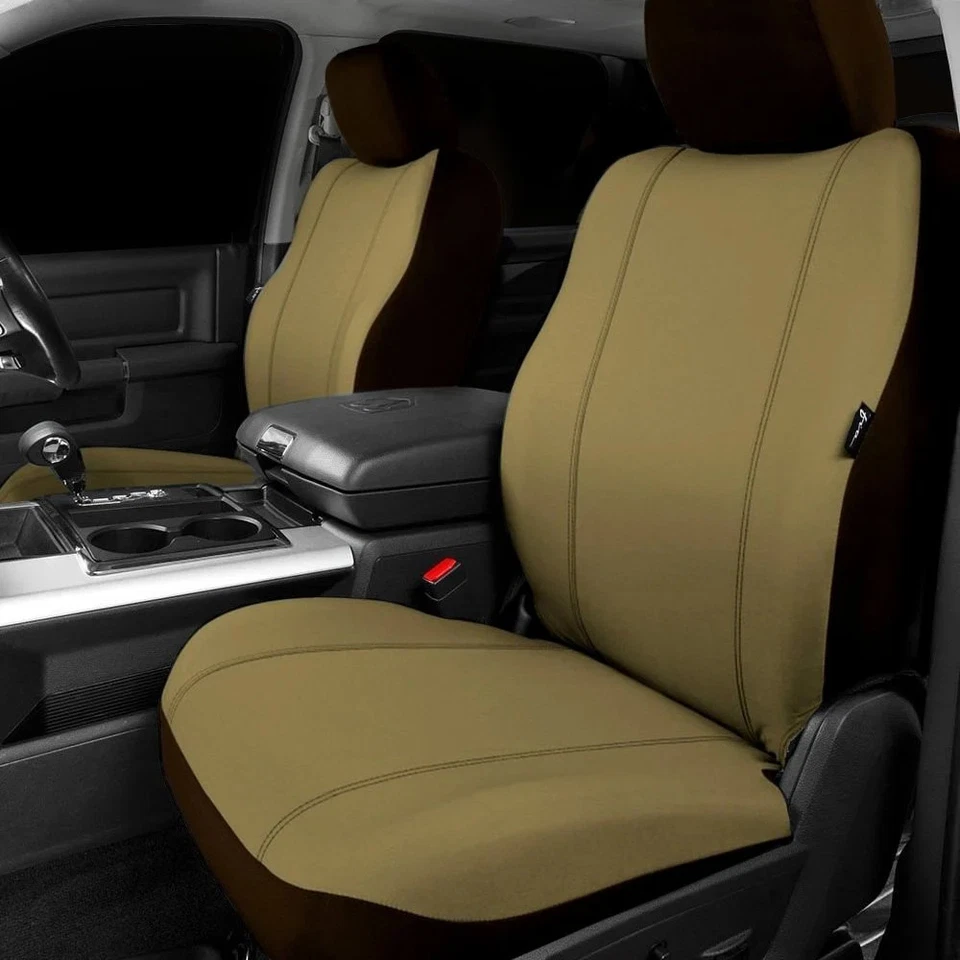 For Toyota Tundra 07-13 Fia Seat Protector Series 1st Row Taupe Seat Covers Foto 2 de 4