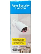 Fake Security Camera White