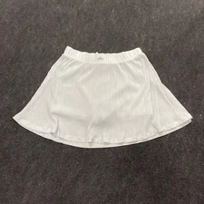 ALO Micro Plisse Tennis Skirt Women's Size M White W6323R 