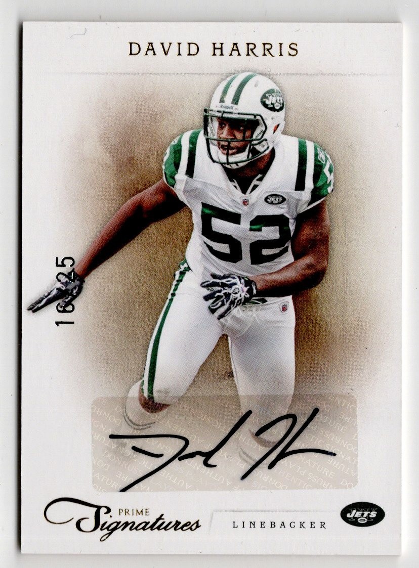 Harris, David #46 - 2012 Panini Prime Signatures 16-25