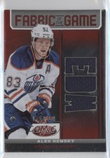 2012 Certified Fabric of the Game Mirror Red Team Die-Cut 2/150 Ales Hemsky 0a1