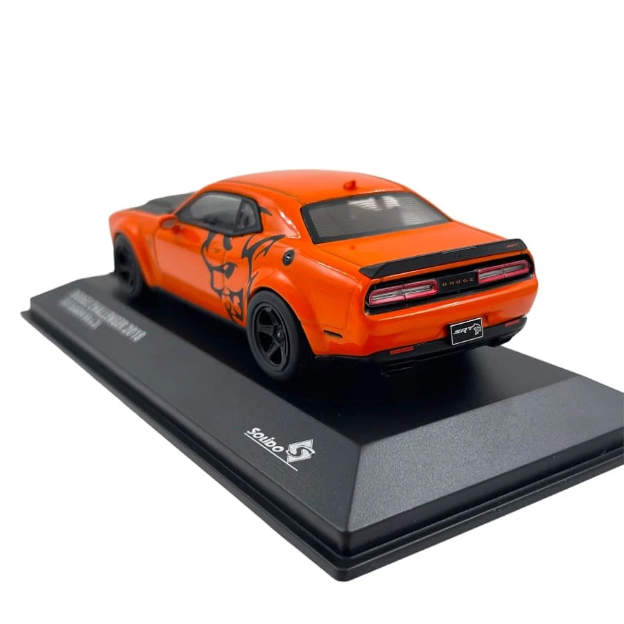 Modellino Auto Solido 1/43 Dodge Challenger SRT Demon Orange 2018 - Immagine 4 di 4