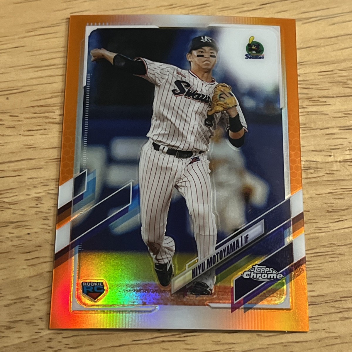 HIYU MOTOYAMA 2021 Topps NPB Nippon Chrome Baseball Orange