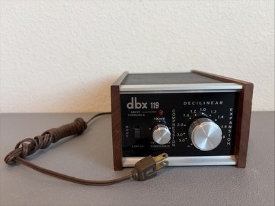 DBX 119 / 117 Decilinear Compression Expander Stereo Dynamic Range UNTESTED