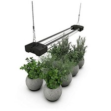 BoostGro LED Grow Light  Full Spectrum  Linkable  5000K Daylight 2 FT Black
