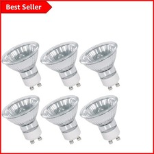 Pack of 6 GU10 35W Halogen Lights, Dimmable, 2800K Warm White, Easy Installation