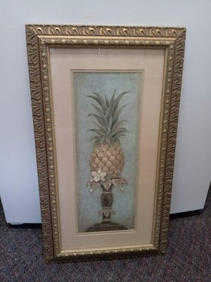 Pineapple 2 art framed