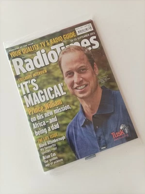 Radio Times Magazine, Prince William, 14-20 Sep 2013, New & Sealed - Image 1 of 2