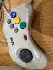 Sega Saturn HST-3220 Console w/2 Games, Controller, Cables Used