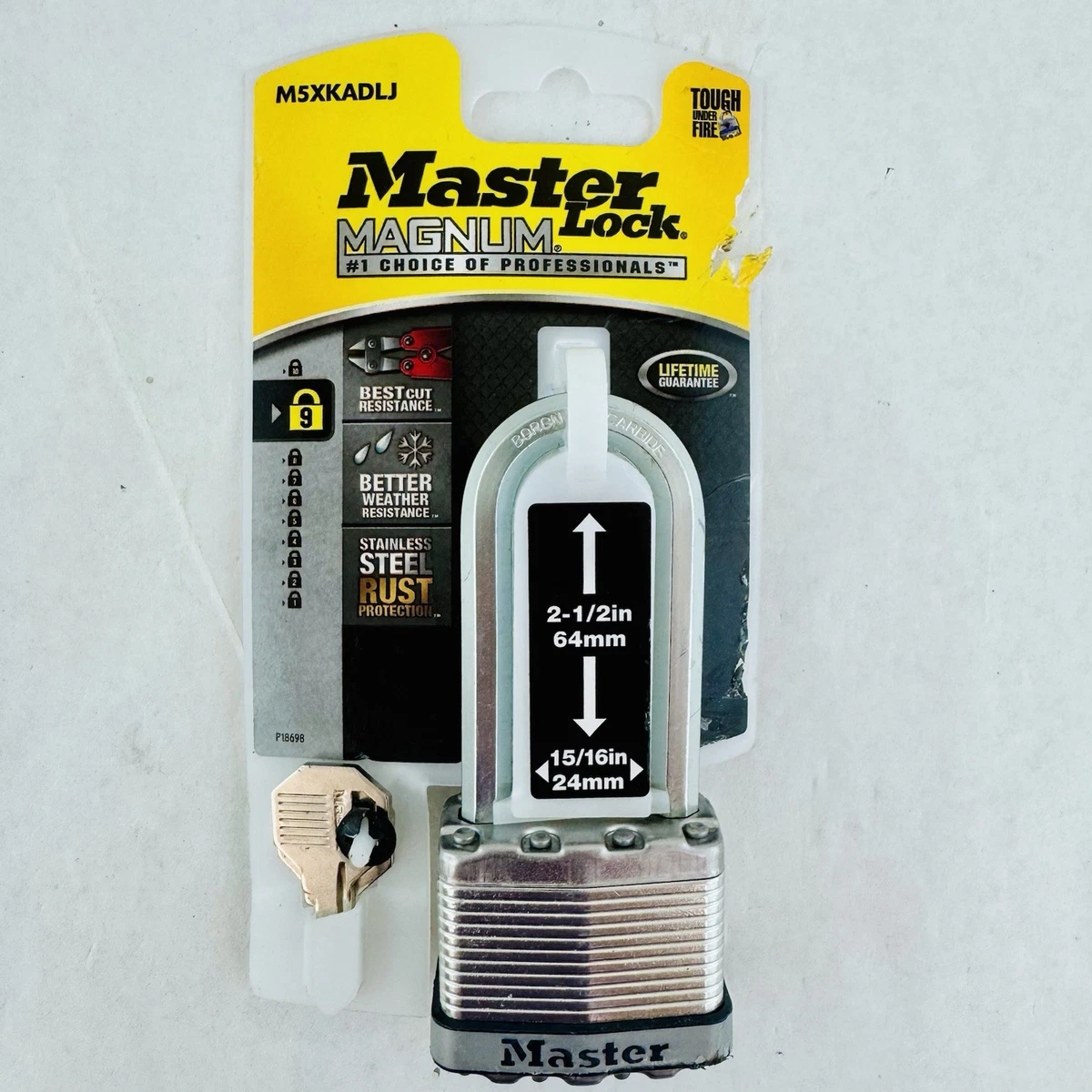 Master Lock Candado De Acero Laminado, 1-3/4 Pulgadas Ancho | Envío Gratis