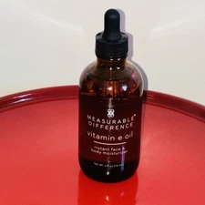 Measurable Difference Vitamin E Oil Instant Face & Body Moisturizer New