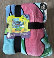 Disney Stitch Blanket Cloud Touch Sherpa Throw Lilo and Stitch 50  x60  