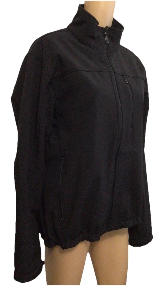 Tumi Women’s Jacket Fleece Sz M  Full Zip Black Color - Изображение 4 из 4