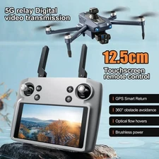 S819 Drone GPS 6KM Touchscreen Control 3-axis Gimbal 2.7K Dual Camera 3 Battery