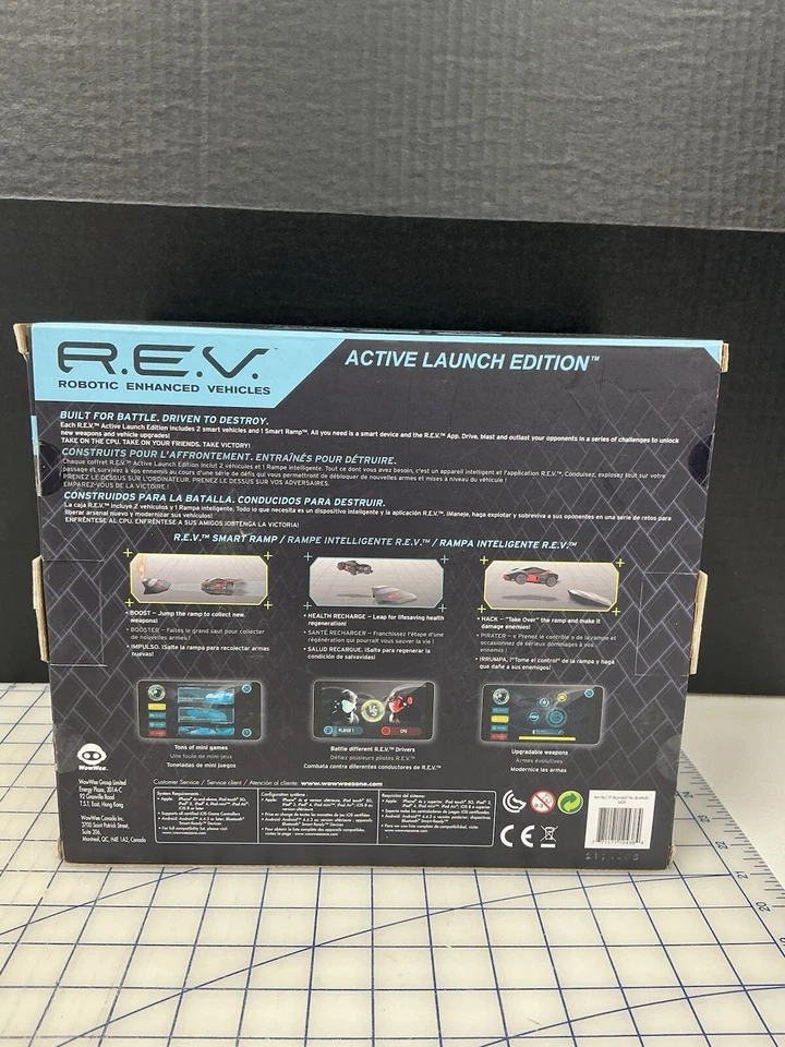 WowWee REV Robotic Enhanced Vehicles Complete Battle Pack 2 RC Bluetooth Cars - Image 3 of 4