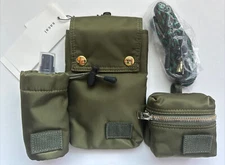 sacai x Porter-Yoshida & Co. multi-pouch holder scu-008 new olive green