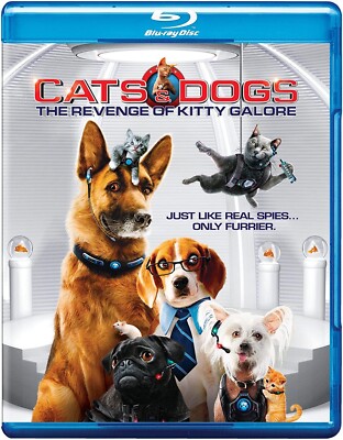 Cats & Dogs The Revenge of Kitty Galore Blu-ray DVD Lenticular Slipcover Sealed