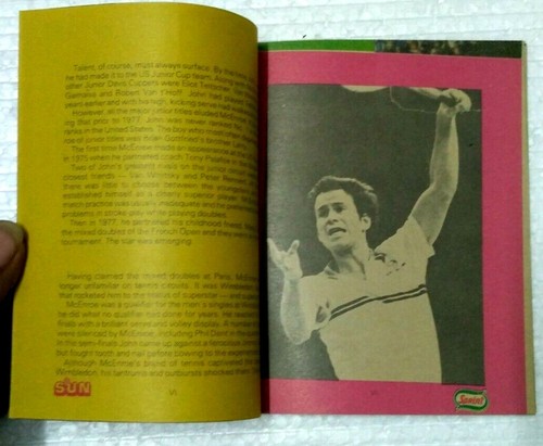 INDIA MAGAZINE THE SUN SEP 1984 PINUPS MONROE , WITH TENNIS McENROE BOOKLET - Picture 4 of 12