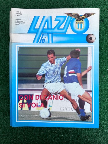 VECCHIA RIVISTA LAZIO ALE' NO MAGLIA SHIRT MATCH WORN