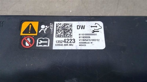 2019 CHEVROLET TRAX SRS IMPACT SENSOR CONTROL MODULE 13584587 / 13524223 - Picture 2 of 10