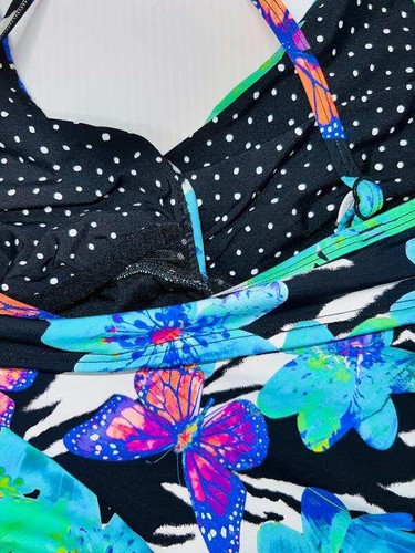 BRAND NEW LADIES SEAFOLLY SAVANNAH TANKINI TOP SIZE 14 - Foto 7 di 9