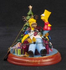 Simpsons Bradford Finishing Touch Illuminated Christmas Ornament 2002