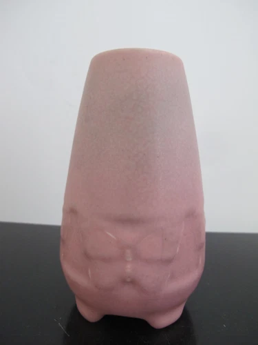 ROOKWOOD Pottery 2072 Rose Pink Matte BUTTERFLY 1928 Vase