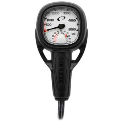 Oceanic Maxview SPG PSI - Submersible Pressure Gauge with 36'' MiFlex Hose Scuba