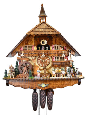 cuckoo clock black forest 8 day original germany music beergarden ...