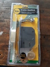 YALE 5 LEVER  DEAD LOCK, 2 1/2"  MAXIMUM SECURITY BS 3261