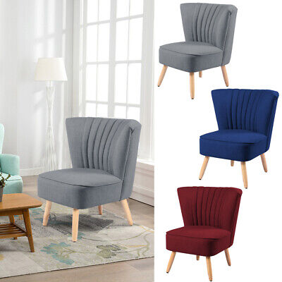 Velvet Chair Accent Tub Vanity Sofa Armchair Bedroom Living Room Lounge Seat