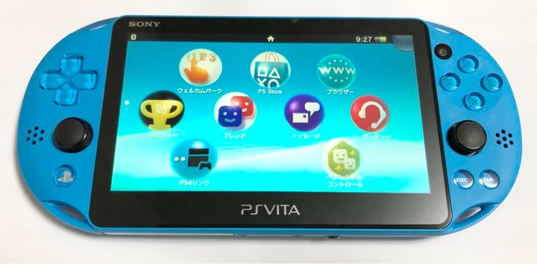 SONY PS Vita PCH-2000 Blue Console - Fully Tested and Working Playstation Handheld