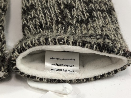 DeLux Knitwits Adult/Youth Warm Winter Wool Knit Lined Mittens Happy the Husky - Picture 10 of 12