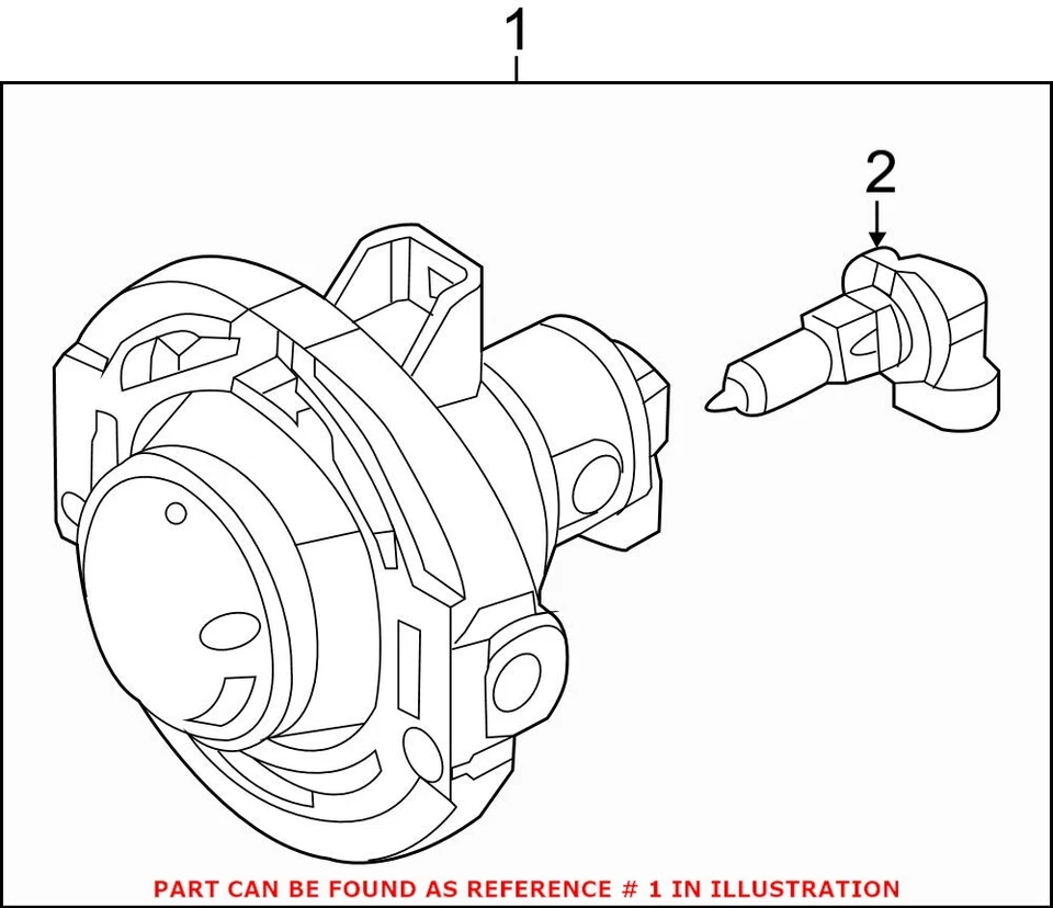 Luz antiniebla izquierda del conductor delantero original Mopar para Dodge Durango 68275511AC Foto 2 de 2