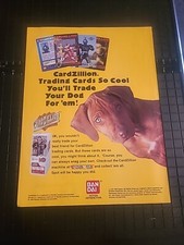 CardZillion Bandai Toys R Us Vintage Print Ad 1996 8x11 Great To Frame