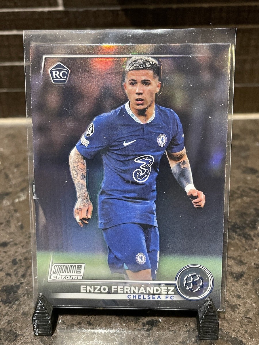 Topps Stadium Club Chrome 22/23 Chelsea FC Enzo Fernandez RC | eBay