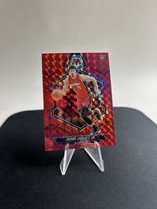 2023-24 Panini Mosaic - Rookies Red Mosaic Prizm #246 Jaime Jaquez Jr. (RC)