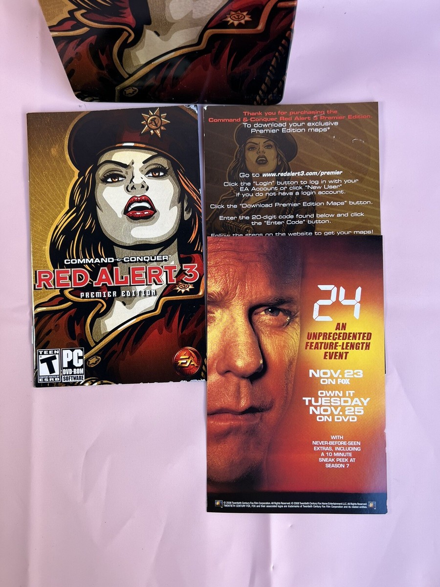 Command & Conquer Red Alert 3 Premier Edition PC 2008 Steel Command & Conquer Red Alert 3 Premier Edition PC 2008 Steel