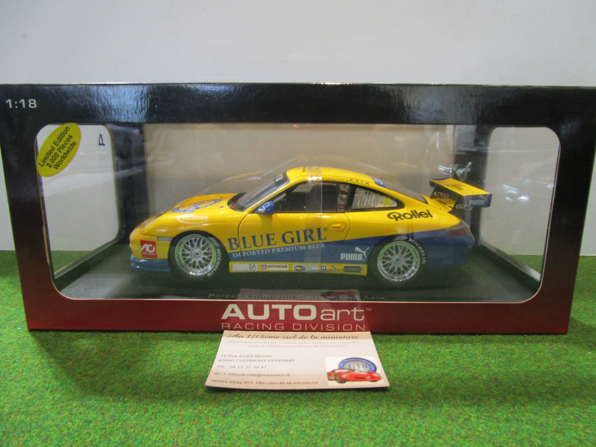 PORSCHE 911 type 996 GT3 CARRERA CUP WINNER MACAU au 1/18