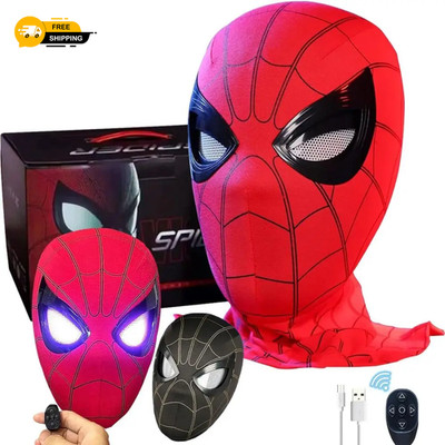 Spiderman Maske Augen beweglich Fernbedienung Peter Parker Spiderman Spielzeug Kinder