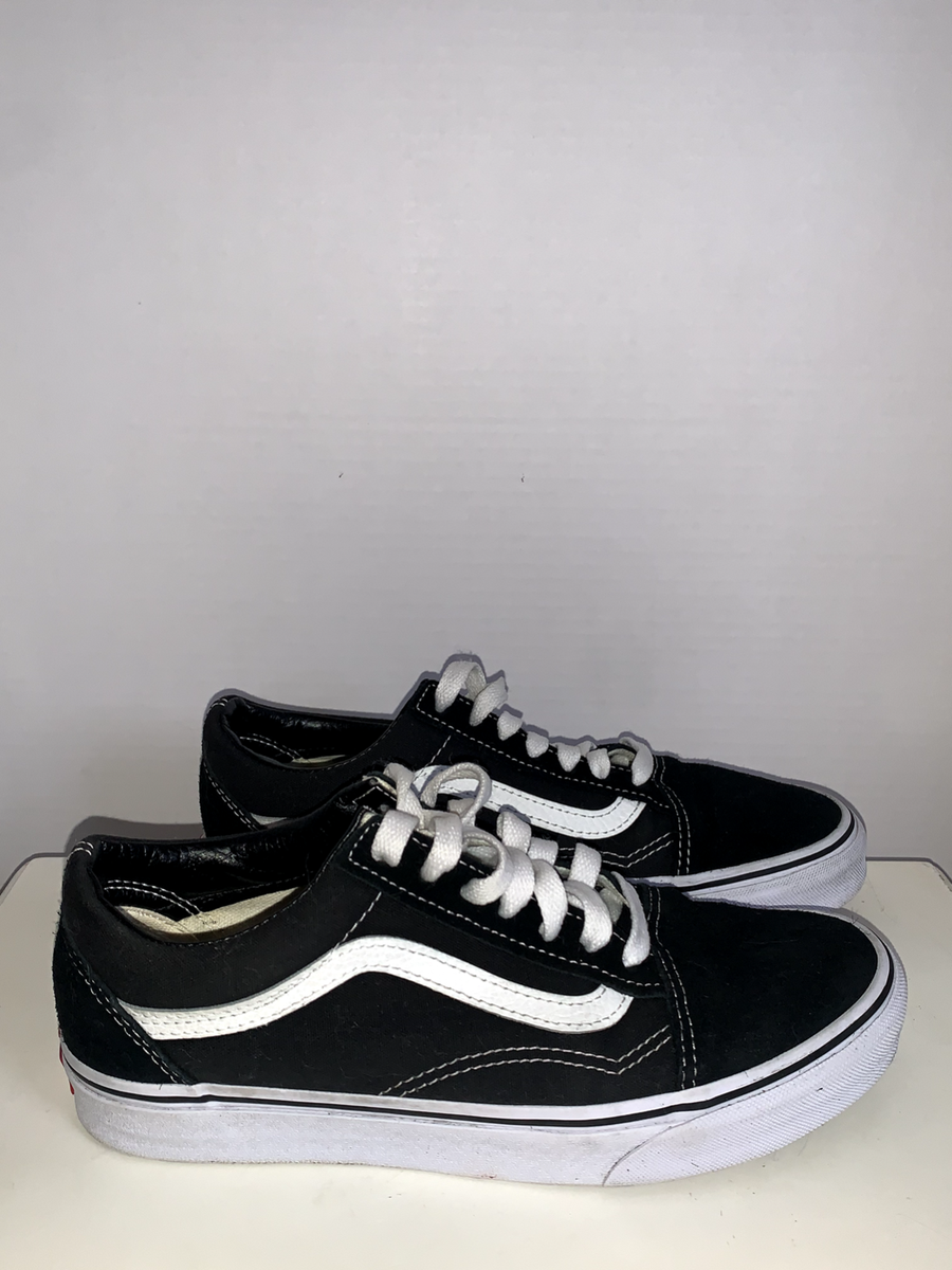 VANS Old Skool Suede Sneakers‎ Mens 6 Womens 7.5  Black Skate Shoes Sidestripe Vans Old Skool Double Stripe Skate Shoe - Black / Olive  main image 2