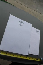 The Longboard Grotto Surf Shop Encinitas Litho (DAMAGED) Letterhead / Envelope