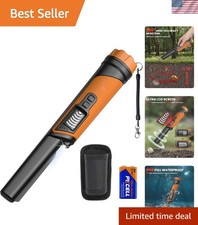 Metal Detector Pinpointer for Adults Kids, Handheld Pin Pointer Wand with L...