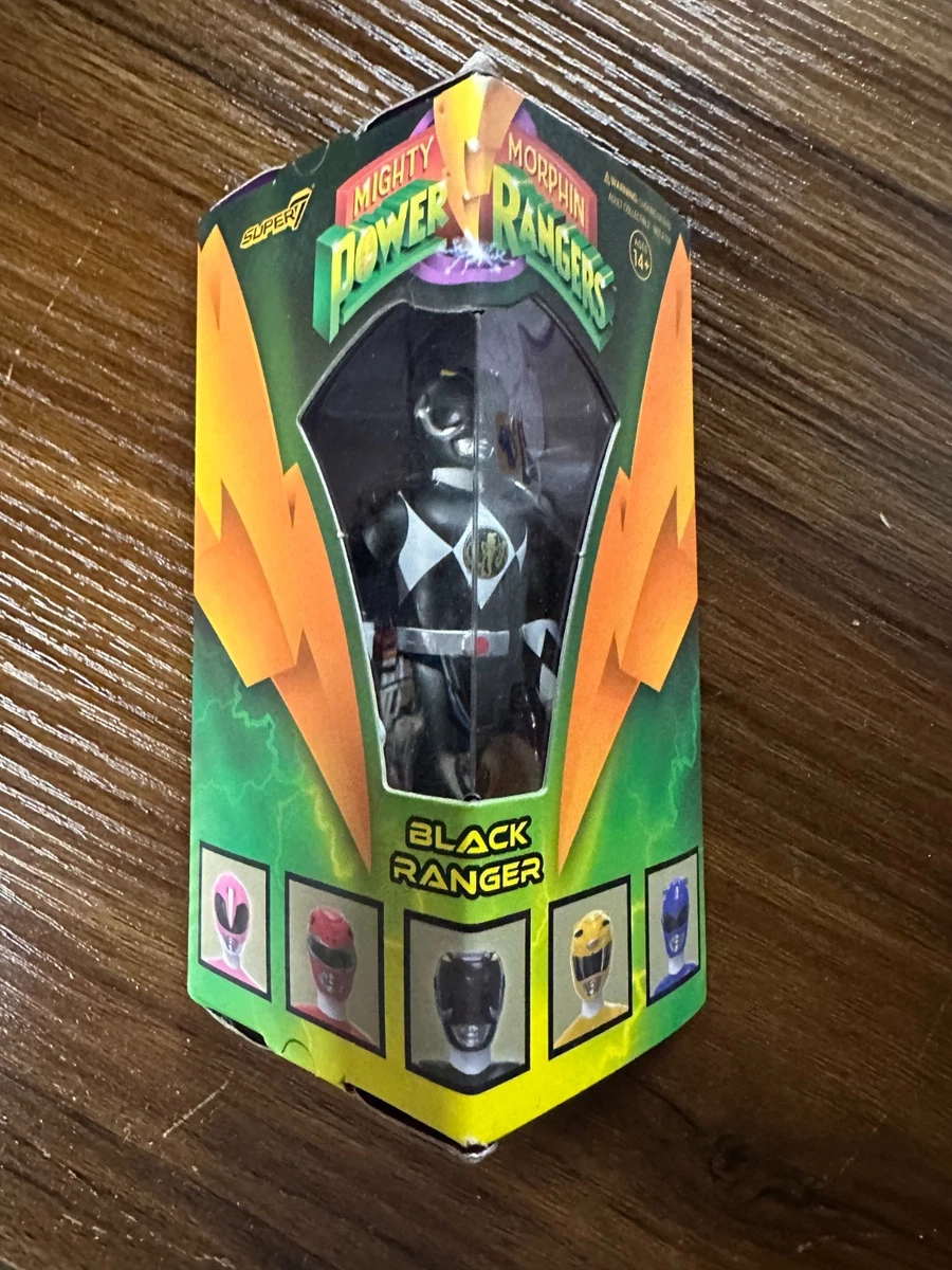 Figurine Power Rangers MMPR – Black Ranger – Bandai 1993 – Vintage Originale