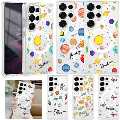 MagSafe Customizable For Samsung Galaxy Z Fold7 6 S25 S26 A57 Case Cover Planets