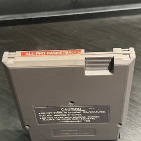 All-Pro Basketball (Nintendo Entertainment System, 1989) NES Video Games Tested