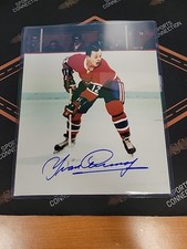 Yvan Cournoyer Signed Auto 8x10 Photo Montreal Canadiens Hockey NHL HOF DFB1