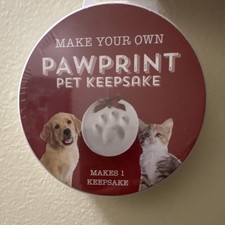 Personalized Pawprint Pet Keepsake for Dog or Cat