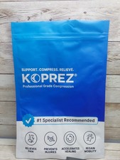 Koprez Size S - Professional Grade Compression Single Foot Sleeve Ankle-S Black